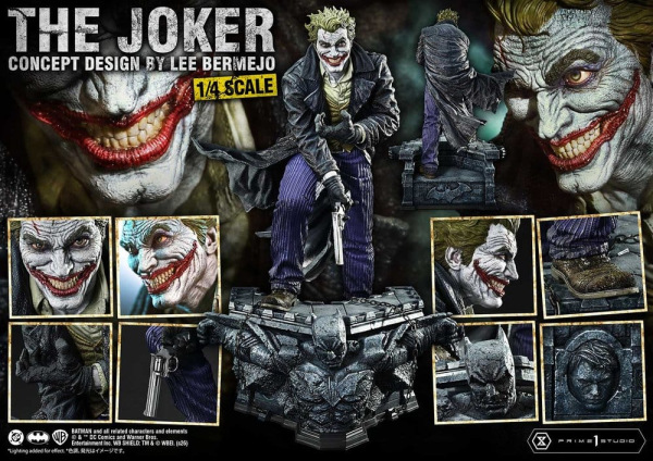DC Comics Ultimate Premium Masterline Series Statue 1/4 The Joker (Concept Design by Lee Bermejo) 53 6