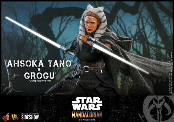 Star Wars The Mandalorian: Ahsoka Tano & Grogu 1/6 Action Figure - Hot Toys