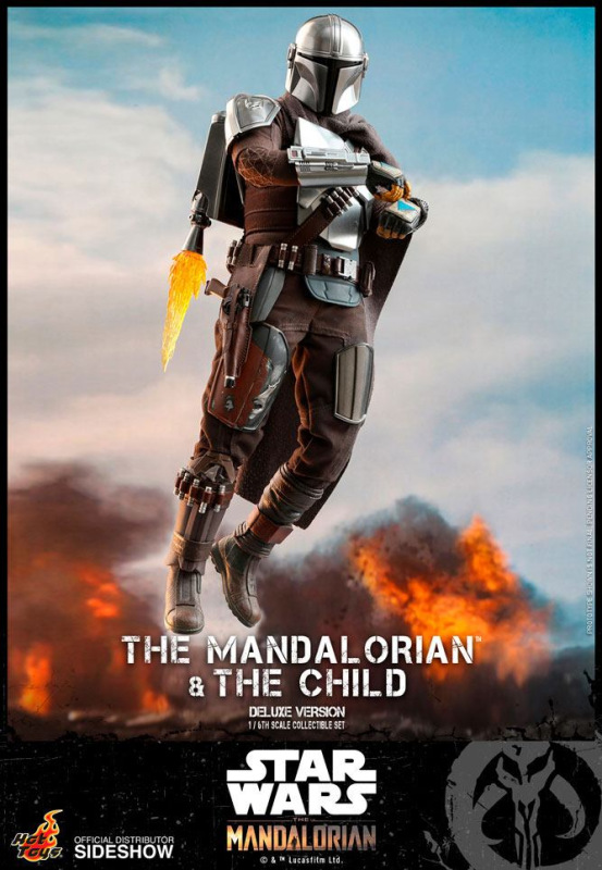 Star Wars The Mandalorian Action Figure 2-Pack 1/6 The Mandalorian & The Child Deluxe 30 cm 5