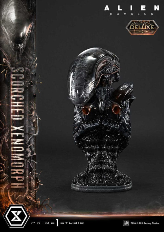 Alien: Romulus Museum Masterline XL Statue 1/3 Scorched Xenomorph Deluxe Bonus Version 98 cm 12