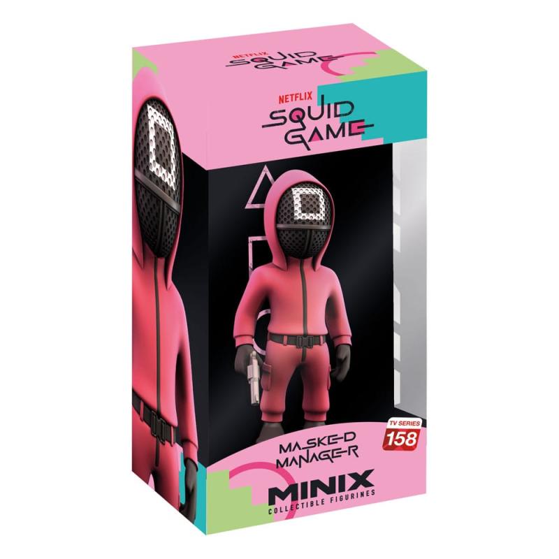 Squid Game Minix Figure Masked Square Guard 12 cm 1