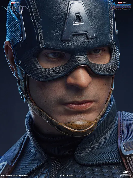 Captain America Life-size Bust - Queen Studios 3