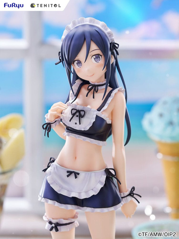 Ore no Imouto ga Konna ni Kawaii Wake ga Nai. Tenitol Tall PVC Statue Aragaki Ayase swimsuits maid V 9