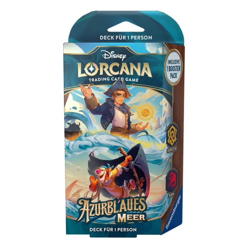 Disney Lorcana TCG Azurblaues Meer Starter Decks Display (8) *German Edition*