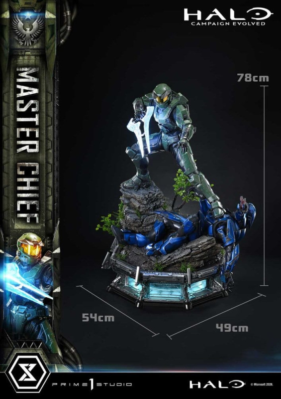 Halo Ultimate Premium Masterline Series Statue 1/4 Campaign Evolved Master Chief 78 cm 10