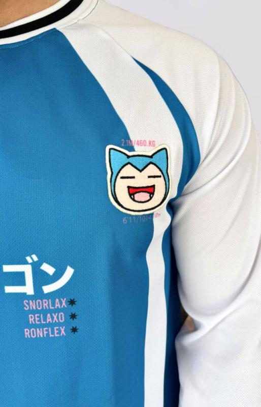 Pokemon Sweater Soccer Jersey Snorlax Size M