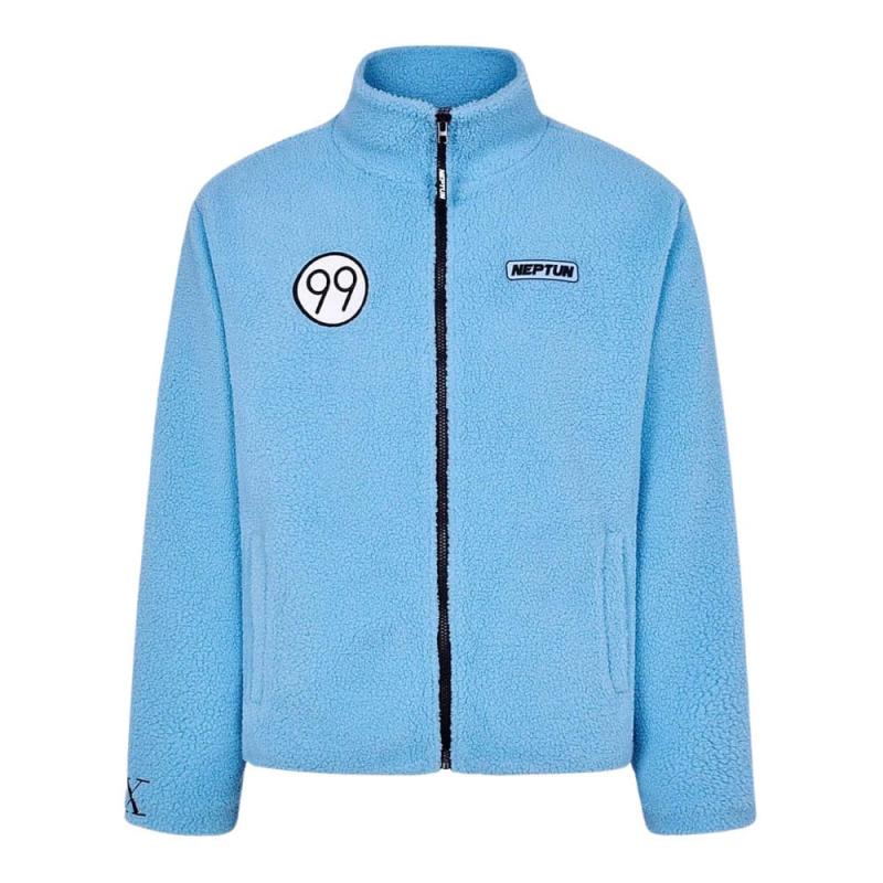 Hunter x Hunter Fleece Jacket Blue Size S