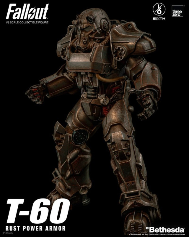 Fallout Action Figure 1/6 T-60 Rust Power Armor 13