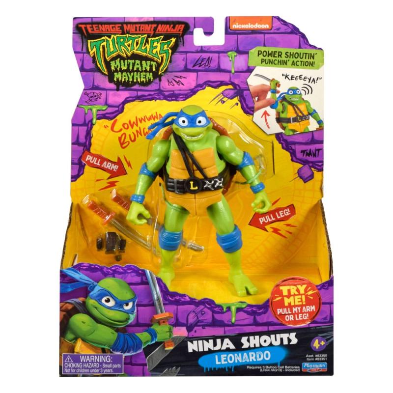 Teenage Mutant Ninja Turtles: Mutant Mayhem Ninja Shouts Action Figures 15 cm Assortment (8) 2