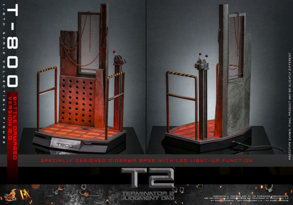 Terminator 2 Movie Masterpiece Action Figure 1/6 T-800 Battle Damaged Version 2.0 32 cm 2
