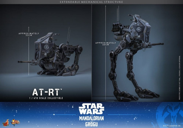 Star Wars: The Mandalorian & Grogu Movie Masterpiece Vehicle 1/6 AT-RT 60 cm 5