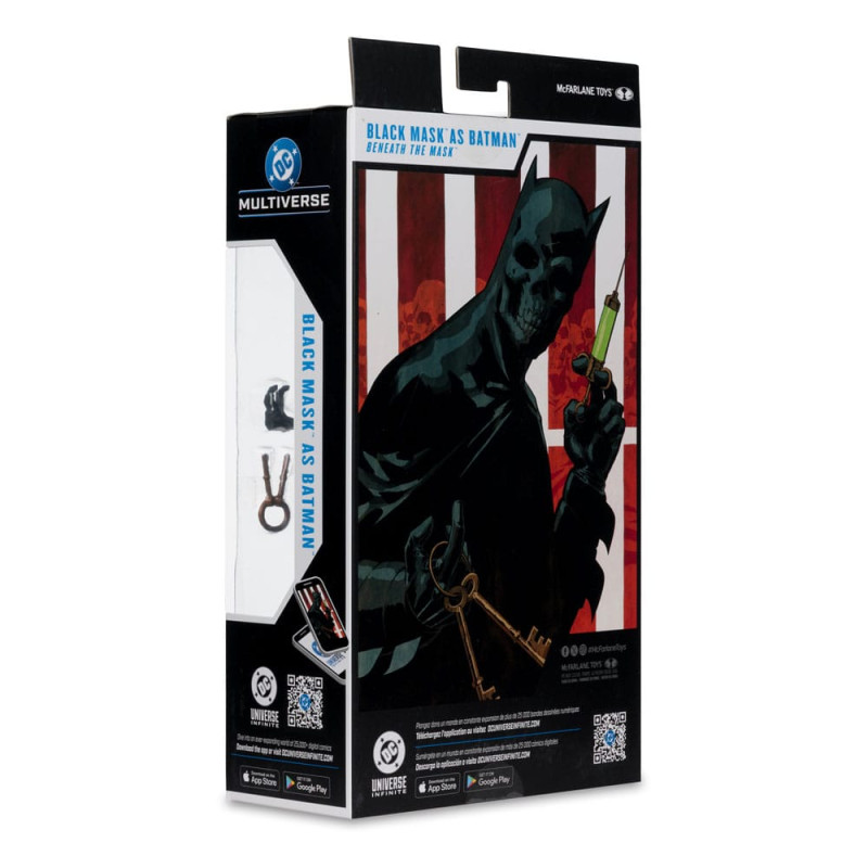 DC Multiverse Action Figure Black Mask as Batman (Beneath the Mask) 18 cm 8