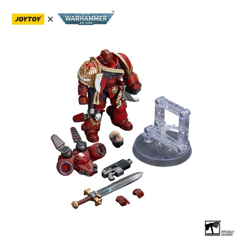 Warhammer The Horus Heresy Action Figure 1/18 Blood Angels Captain With Jump Pack 12 cm