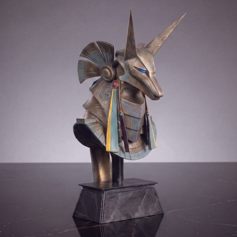 Stargate Desktop Replica Helmet Replica Jackal Guard Helmet Anubis 15 cm 2