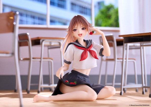 Strawberry 100% Desktop Cute PVC Figure Satsuki Kitaoji (School uniform Ver.) 18 cm 6