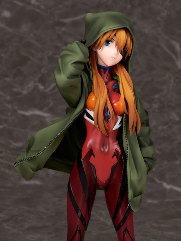 Shin Evangelion Movie PVC Statue 1/7 Shikinami Asuka Langley Hoodie Ver. 23 cm 1