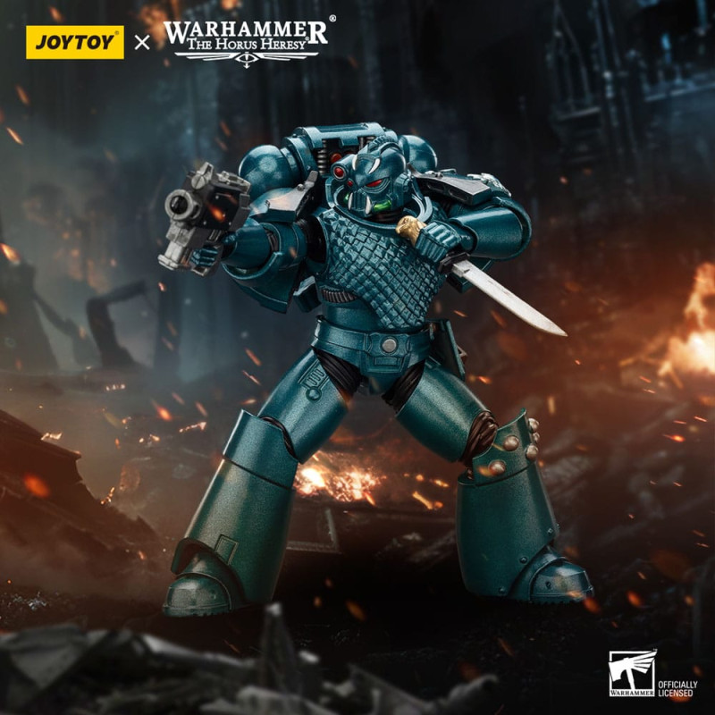 Warhammer The Horus Heresy Action Figure Alpha Legion Head hunter With Banestrike Combi-Bolter And P 10