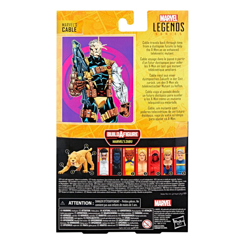Marvel Legends Action Figure Marvel's Cable (BAF: Marvel's Zabu) 15 cm 9