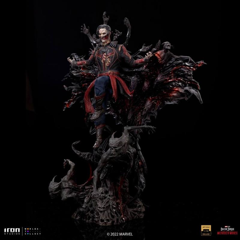 Doctor Strange in the Multiverse of Madness Art Scale Statue 1/10 Dead Defender Strange Deluxe 31 cm