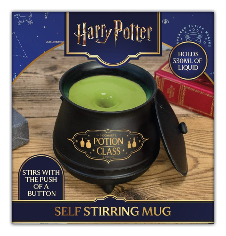 Harry Potter Mug Self-Stirring Cauldron with Lid Magical Locations 2