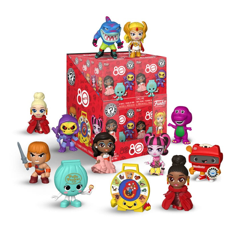 Mattel Retro Toys Mystery Minis Vinyl Mini Figures 6 cm Display (12)