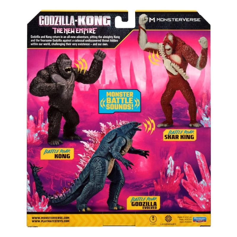 Godzilla x Kong The new Empire Action Figures Deluxe elek Figures 18 cm Assortment (4)