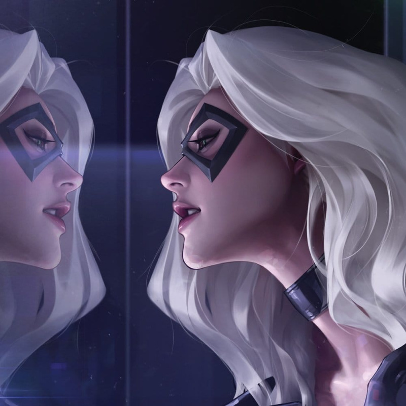 Marvel Fine Art Print Black Cat 46 x 61 cm - unframed 2