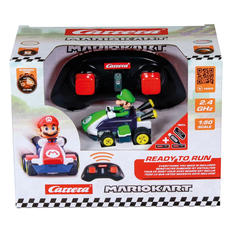 Super Mario Kart RC remote-controlled Car 1/50 2.4GHz Mini Luigi 9