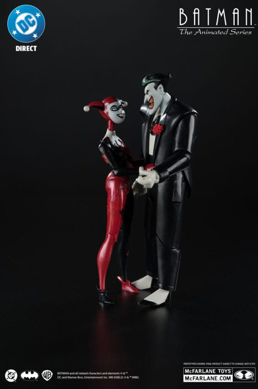 Batman: The Animated Series DC Direct Action Figures Harley Quinn & The Joker (Mad Love) (Gold Label 11