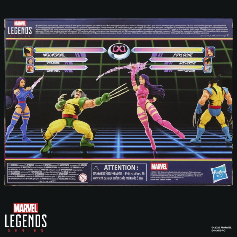 Marvel Games Marvel Legends Action Figure 2-Pack Wolverine & Psylocke 15 cm 11