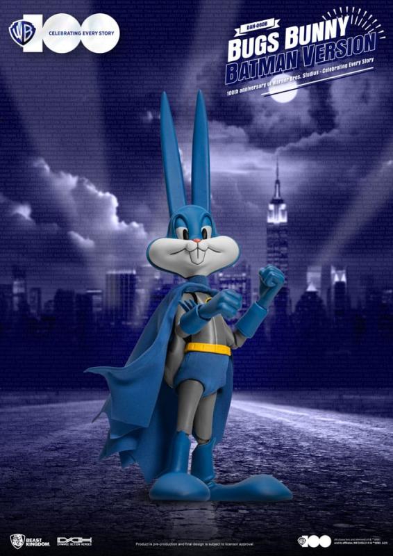 Warner Bros. Studios 100th Anniversary: Bugs Bunny Batman Ver. 1/9 Action Figure - BKT