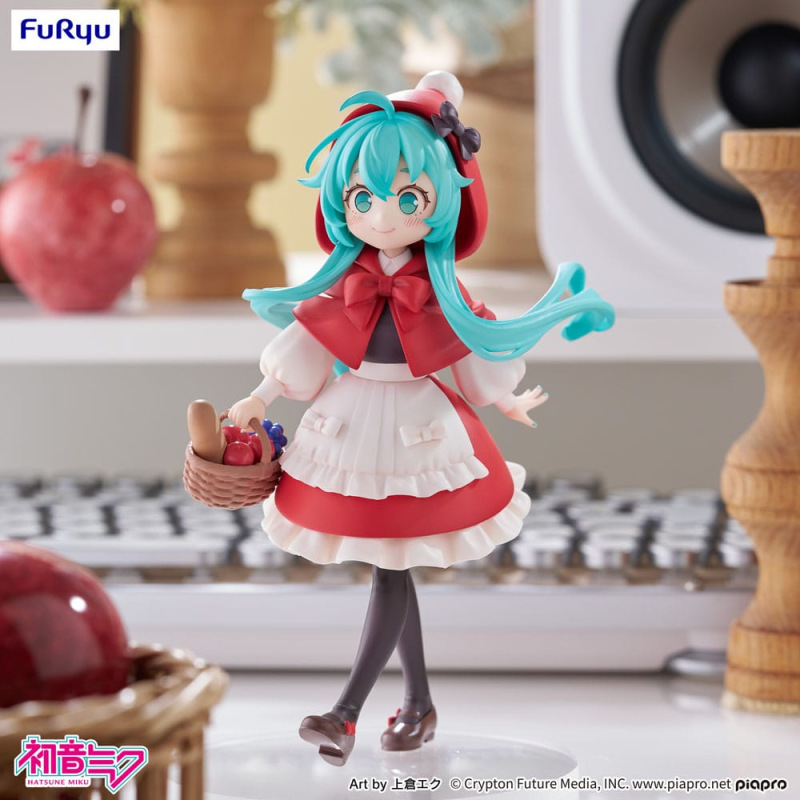 Hatsune Miku Desktop Fairy PVC Statue Hatsune Miku Little red riding hood Ver. 16 cm 1