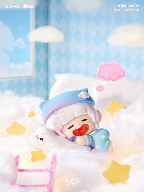 Original Character Trading Figures Blind Box 8-Pack Lazy Home Diary 9 cm 2