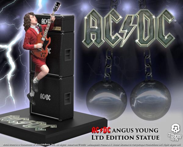 AC/DC: Angus Young III 25 cm Rock Iconz Statue - Knucklebonz