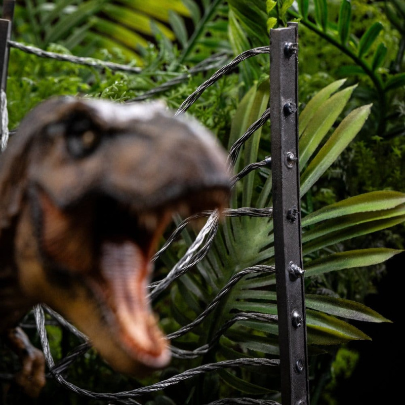 Jurassic Park Icons Statue T-Rex Breakout Set A 17 cm 10