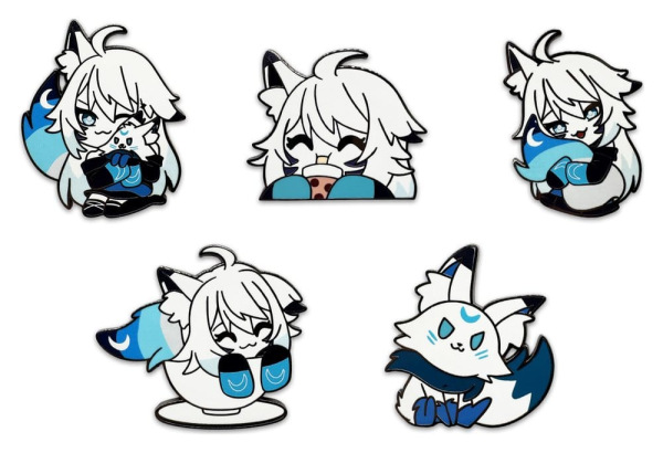 VTuber Enamel Pins Set MysticLight 3 cm (6)