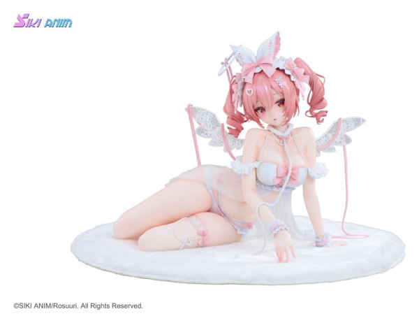 Original Character PVC Figure 1/4 White Rabbit Rosu Angel Ver. Illustrated by Rosuuri Bonus Edition