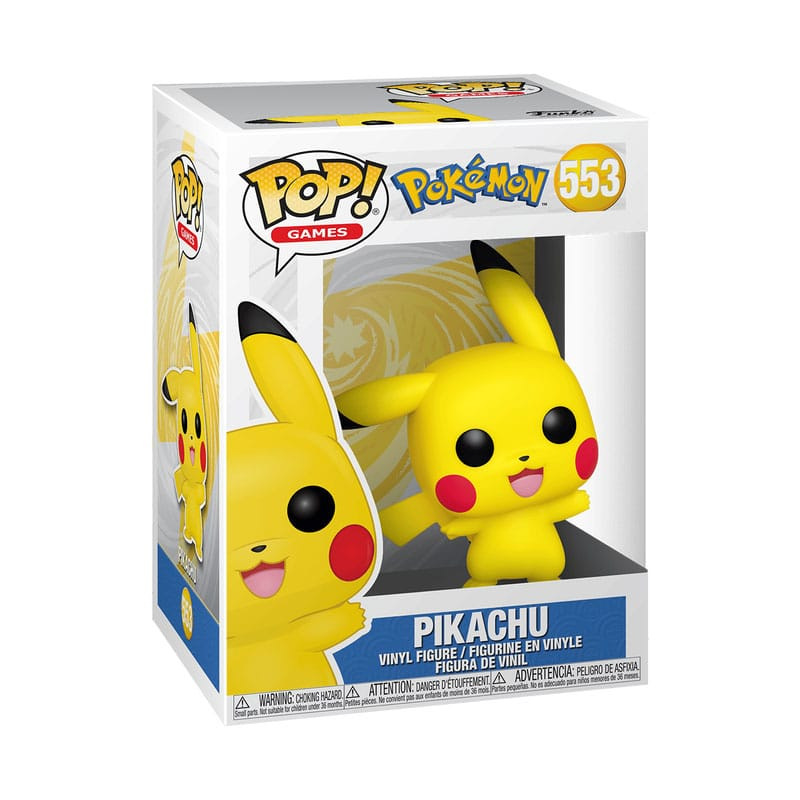 Pokémon POP! Games Vinyl Figure Pikachu Waving 9 cm 1