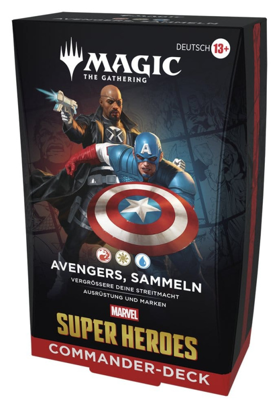 Magic the Gathering Marvel Super Heroes Commander Decks Case (4) german 3