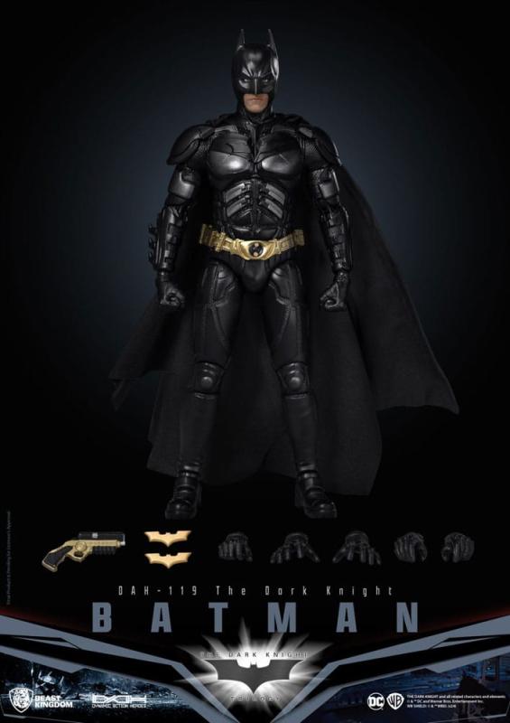 DC Comics Dynamic 8ction Heroes Action Figure 1/9 Batman (The Dark Knight) 21 cm 6