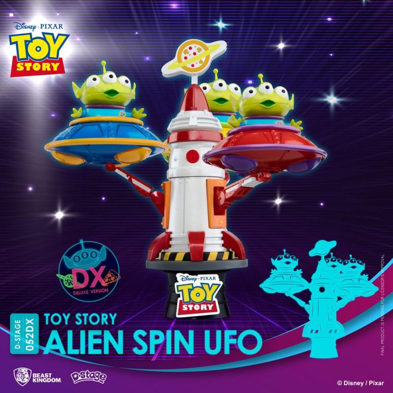 Toy Story: Alien Spin Ufo - D-Stage PVC Diorama 16 cm - Beast Kingdom