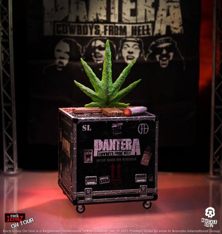 Pantera Rock Ikonz Cowboys From Hell On Tour Road Case Statue + Stage Backdrop