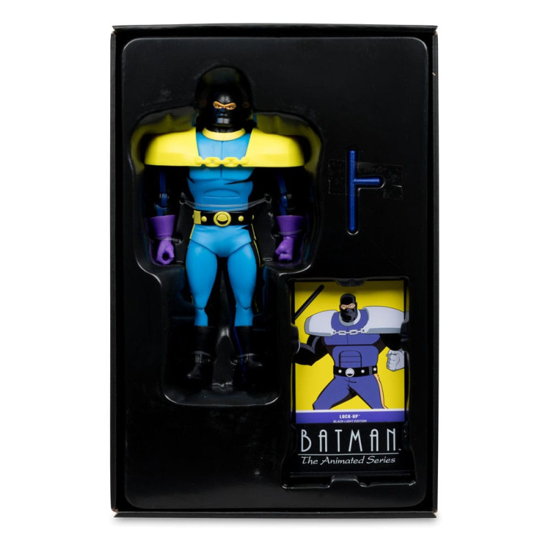 Batman: The Animated Series DC Direct Build-A Action Figures Wave 5 Lock-Up Black Light Edition (Gol 6