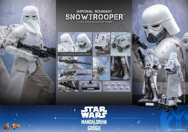 Star Wars: The Mandalorian & Grogu Movie Masterpiece Action Figure 1/6 Imperial Remnant Snowtrooper 13