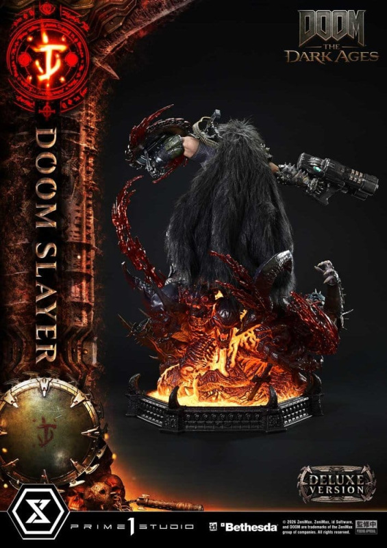 DOOM: The Dark Ages Ultimate Premium Masterline Series Statue 1/4 DOOM Slayer Deluxe Version 77 cm 11