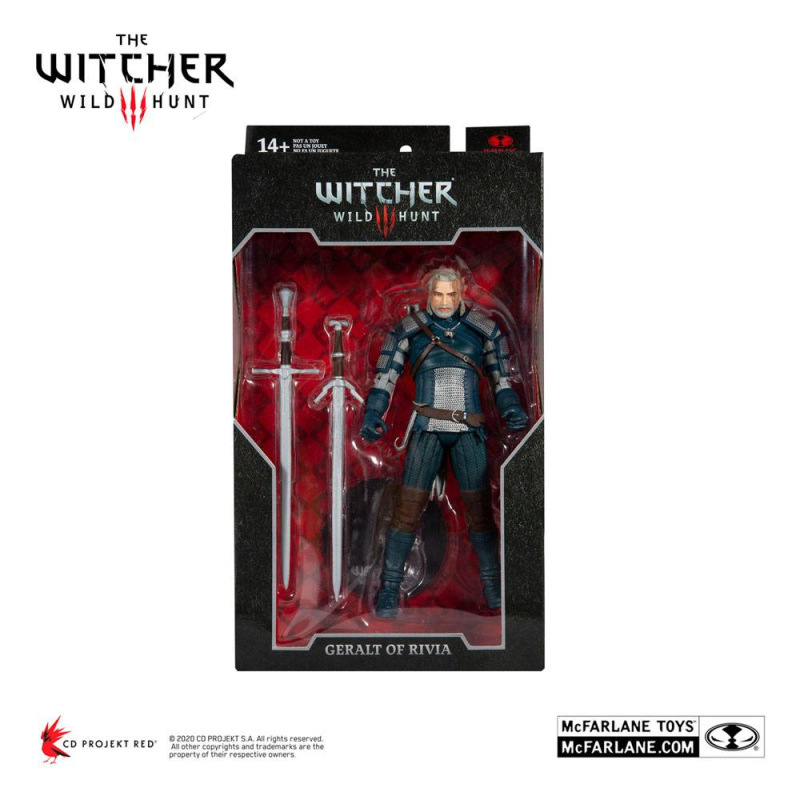 The Witcher Action Figure Geralt of Rivia (Viper Armor: Teal Dye) 18 cm 7