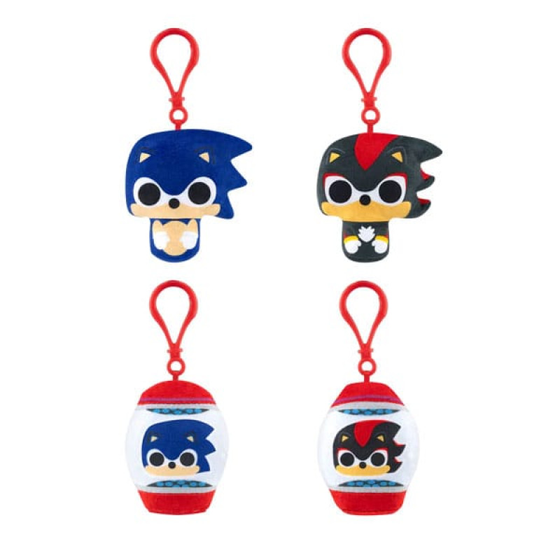 Sonic The Hedgehog Plush Keychain 5 cm PDQ Blind Assortment (12)