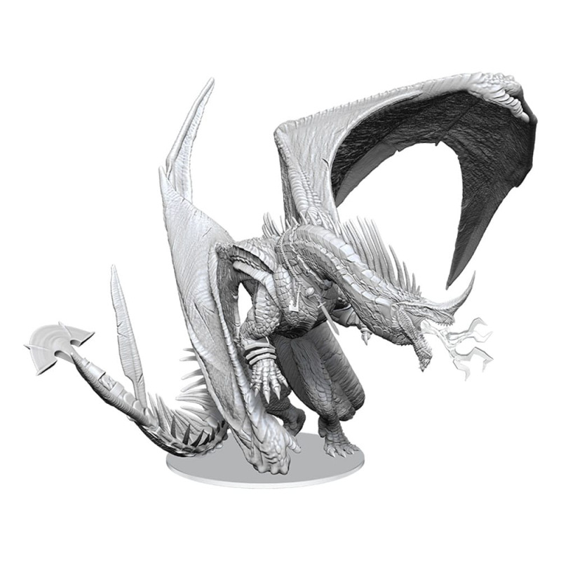 D&D Nolzur's Marvelous Miniatures Unpainted Miniatures Ancient Blue Dragon 20 cm