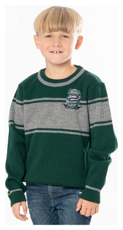 Harry Potter Kids Sweater Slytherin Size 9-10 3