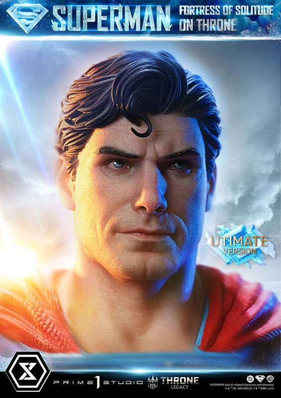 DC Comics Throne Legacy Collection Statue Statue 1/4 Superman Fortress of Solitude on Throne (Design 5